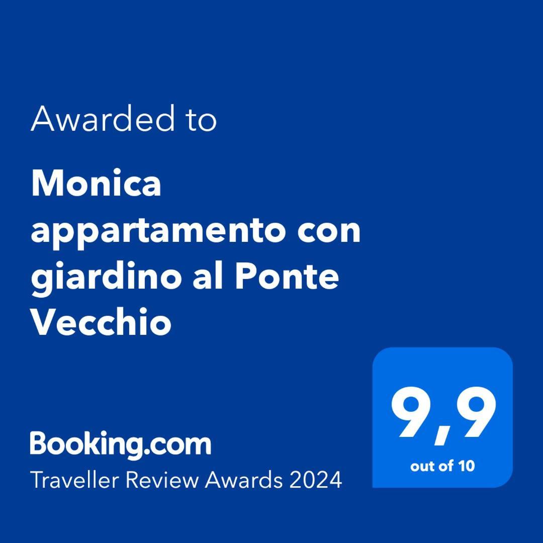 Monica Appartamento Con Giardino Al Ponte Vecchio ฟลอเรนซ์ ภายนอก รูปภาพ
